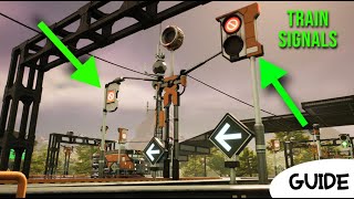 Satisfactory Train Signals Guide [upl. by Karlis230]