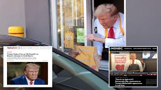 MSNBC dragged for desperate attempts to spin Trump’s McDonald’s appearance ‘Drives the Left crazy’ [upl. by Nnainot]