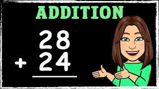 2digit Add 2digit  Column Addition  Maths with Mrs B [upl. by Torrlow]