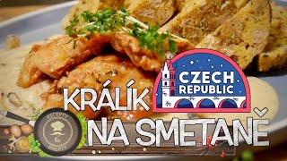 KRÁLÍK NA SMETANĚ Jako bonus recept na skvělé knedlíky se slaninou [upl. by Anuahs]