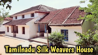 Tamilnadu Kanchipuram Silk Weavers House Tour In Dakshinachitra  Tamil [upl. by Meakem]