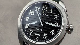 2023 Zenith Pilot 034000362021I001 Zenith Watch Review [upl. by Joycelin]