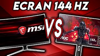 MSI Optix VS AOC 24G  Quel est le meilleur ecran 144Hz [upl. by Elset]