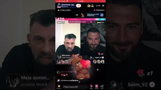 Sanel Patak ljut u live match sa Selimom [upl. by Gabbi]