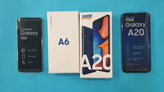 Samsung Galaxy A20 vs Samung Galaxy A6 [upl. by Oinimreh]