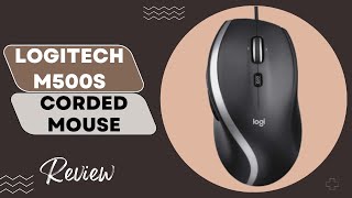 Logitech M500s Advanced Corded Mouse with Advanced Hyperfast Scrolling amp Tilt Review [upl. by Hahn]