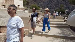 NEW 4K  Delphi Archeological Site or dɛlfaɪ or dɛlfi or Δελφοί  Delphi Greece  ECTV [upl. by Eillat]