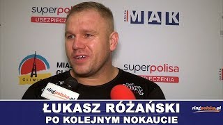 ŁUKASZ RÓŻAŃSKI PO KOLEJNYM NOKAUCIE [upl. by Amitaf]