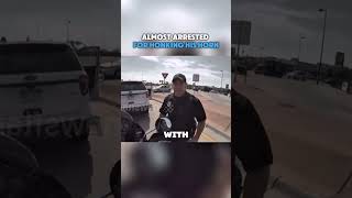 Biker almost arrested for honking his horn😳 cops motorcycle shorts [upl. by Goetz585]