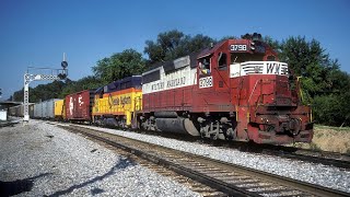 Western Maryland Locomotives teaming with Chessie power systemwide [upl. by Notgnilliw793]