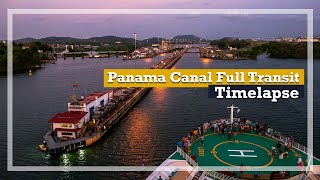 Radiance of the Seas Panama Canal Full Transit [upl. by Eelasor]