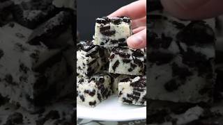 Three ingredients Oreo fudge recipe recipe foodfusionrecipe [upl. by Roydd759]