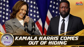 VP Kamala Harris Finally Comes Out Of Hiding Democrat Mega Donor Alludes To Legally Stealing Funds [upl. by Natanoj992]