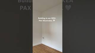 BUILDING IN OUR IKEA PAX WARDROBES🙌🏼😍 ikea ikeapax wardrobe diy [upl. by Notsniw]