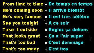 500 Phrases en Anglais les Plus Courantes ► Most Common English Phrases [upl. by Adnorahs]