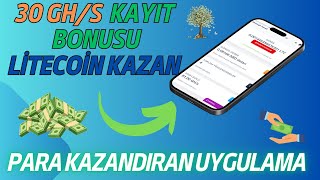 Litecoin kazandıran uygulama  Kayıt bonusu var  Günlük kripto para kazan [upl. by Melmon]