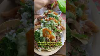 Tacos de CARNITAS ENORMES en Estadio Azteca baratos shorts short food foodie tacos carnitas [upl. by Fauch]