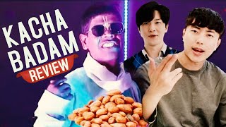 Korean Reaction to Kacha Badam Song  Bhuban Badyakar [upl. by Apilef]