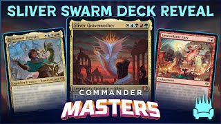 SLIVER SWARM Commander Masters Precon Deck Reveal [upl. by Hnamik]