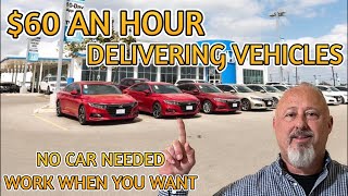 60 AN HOUR DELIVERING VEHICLESEasy side hustle [upl. by Albertina]