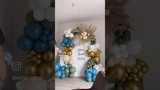 Balloon arch  sail board  personalised balloon backdrop  balloonartistry  balloondecor [upl. by Nired474]