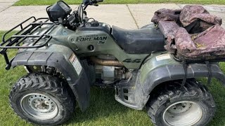 NO DISPLAY Honda Foreman workaround [upl. by Bruns]