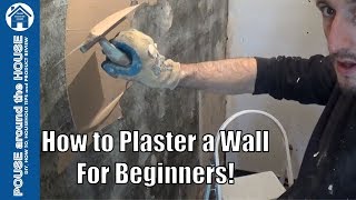 How to plaster a wall a beginners guide Plastering made easy for the DIY enthusiast [upl. by Ainsworth268]