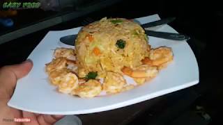 How to Make Fried Riceរបៀបធ្វើ បាយឆាបង្គា Shrimp Fried RiceFast amp Easy Recipe [upl. by Falito904]