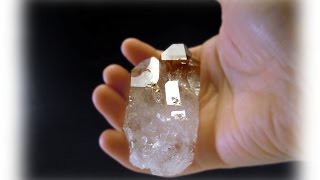 Gros quartz diamant jumeaux et fenêtré elestial de 554 carats  Minéraux Cristal [upl. by Merell]