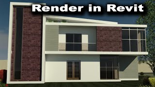 Rendering in Revit [upl. by Atikahs]