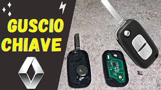 Chiave Flip Renault Master Clio Dacia Duster   Renault flip key [upl. by Anad]