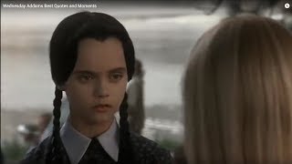 Wednesday Addams Best Quotes and Moments [upl. by Yggam]