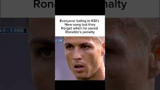 KSI II football Ksi sidemen ronaldo laliga thickofit penaltysave ksishorts funny memes [upl. by Nylatsirk]