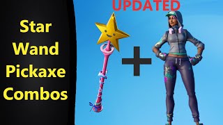 UPDATED Star Wand Pickaxe Combos in Fortnite [upl. by Hanimay141]