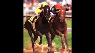 EASY GOER VS SUNDAY SILENCE 1989 PREAKNESS STAKES GREATEST PREAKNESS RACE [upl. by Neehsar606]