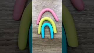 Fondant rainbow  cake decorating decorating fondanttopper cupcaketopper cupcaketopper [upl. by Hanae]