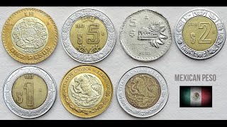 Mexican Pesos Coins Collection  Mexico  North America [upl. by Trahern]