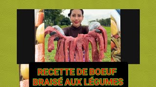 RECETTE DE BOEUF BRAISÉ AUX LÉGUMES [upl. by Manno958]