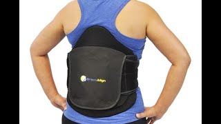 How To Wear Brace Align VertebrAlign LSO Lumbar Lower Back Brace for Lower Back Pain Relief [upl. by Xever]