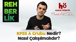 Kpss A Grubu Nedir ve Nasıl Çalışılmalıdır   Murat AKSEL [upl. by Ocire]