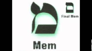 Aleph Bet Hebrew Alphabet Song  ONLY LETTERS LOOPED [upl. by Ahcirt342]