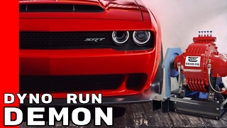 2018 Dodge Challenger SRT Demon V8 Dyno Run [upl. by Nera508]