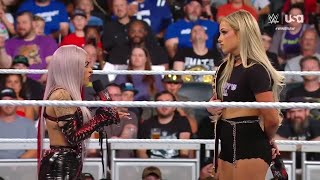 Zelina Vega Confronts Liv Morgan [upl. by Aicnorev109]