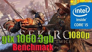 Sekiro Shadows Die Twice  i52500 gtx 1060 3gb  High 1080p [upl. by Cartan]