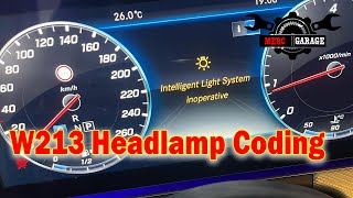 W213 Headlamp Coding  Advertisement [upl. by Laen131]