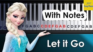 Easy piano songs for beginners Let it Go [upl. by Saville]