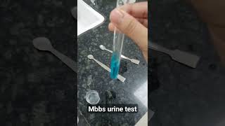 MBBS URINE TEST ytshorts motivation neet viralvideo video [upl. by Ecyla]