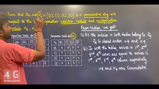 Commutative ring Set Z4  Discrete Mathematics in Tamil MA3354 Unit 4 [upl. by Adora232]