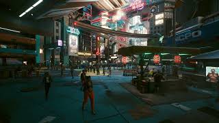 Night City Little China Cyberpunk 2077 Ambience ASMR  1 Hour [upl. by Noiram259]