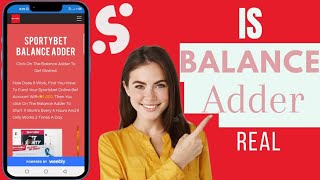 Is SportyBet Balance Adder Real  SportyBet Balance Adder [upl. by Johnny571]